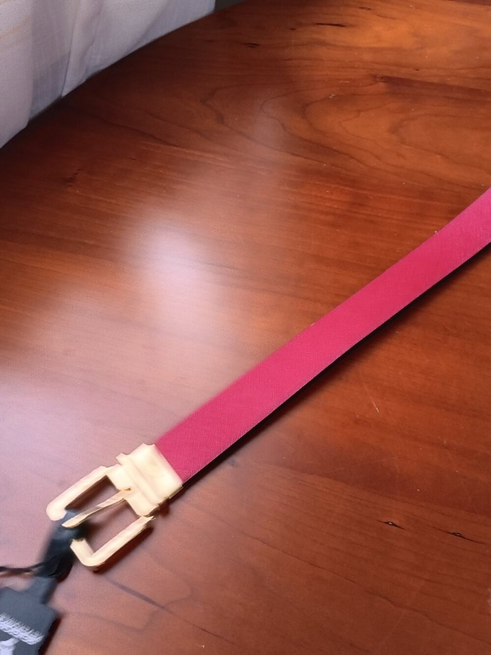 NWT Ralph Lauren Red Gold Buckle Leather Belt  (Reversible to Black)  Size Small